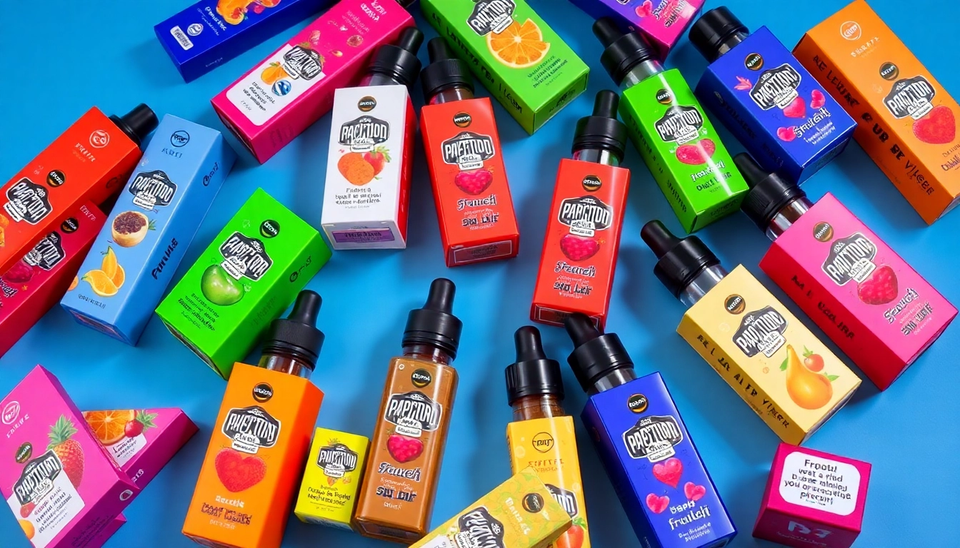 Explore dummy vapes showcasing unique flavors in a colorful, vibrant arrangement.