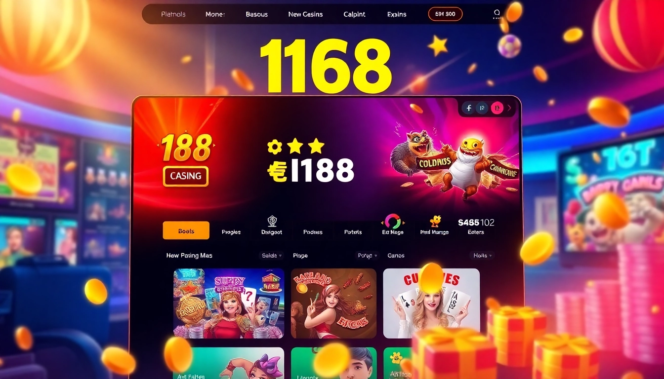 Experience thrilling สล็อต168 gameplay with a dynamic online casino interface featuring vibrant graphics and user-friendly design.