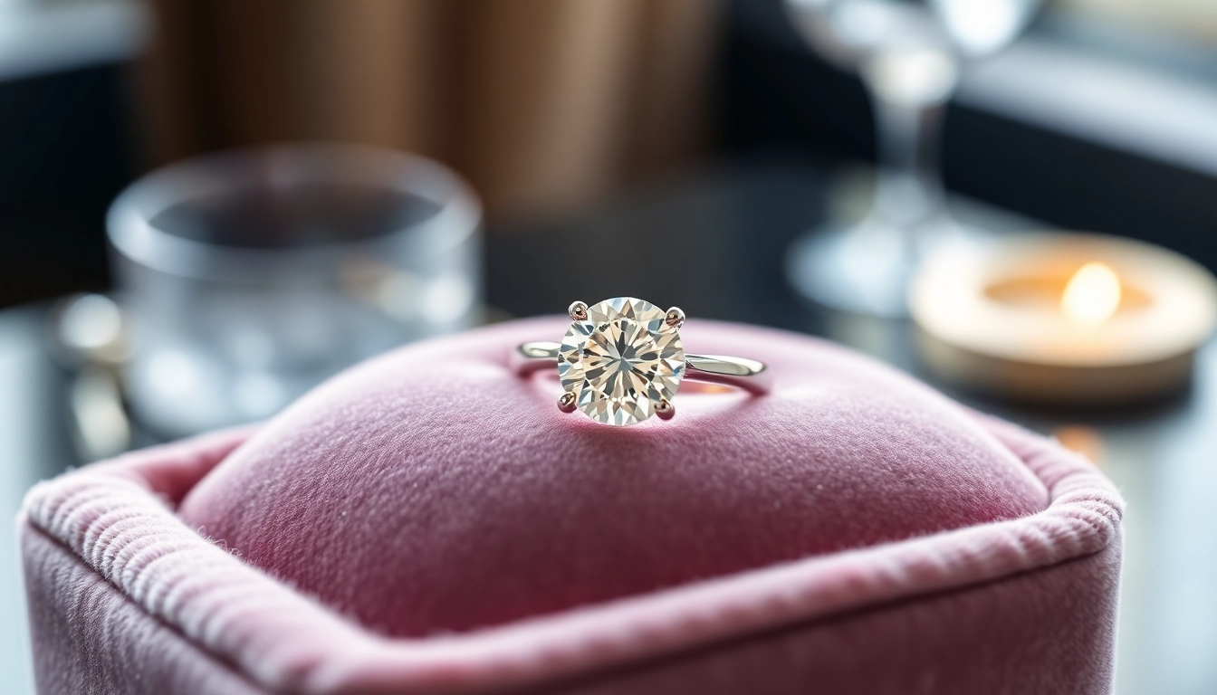 Admire this exquisite 2 Carat Engagement Ring featuring a brilliant cut, perfect for your proposal.