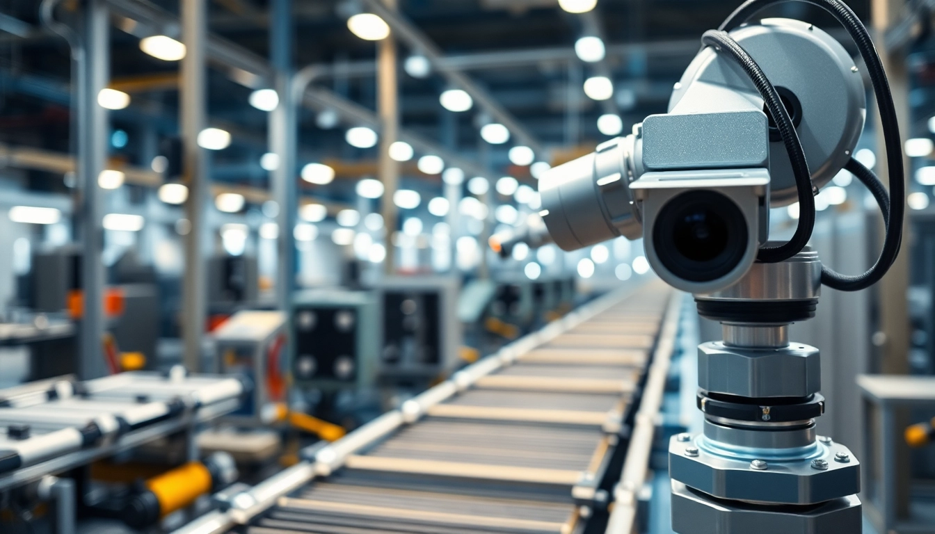 Enhance visual inspection processes with machine vision technology in an industrial setting.